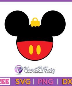 Christmas Ornament Mickey Mouse Head