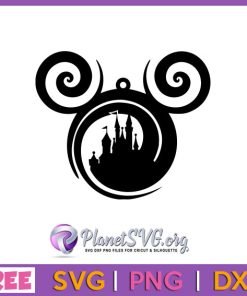 Disney Castle Christmas Ornament