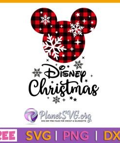 Disney Christmas Mickey Buffalo Plaid
