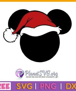 Mickey Mouse Christmas Red Hat