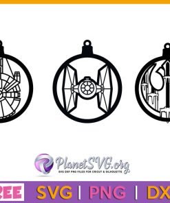 Star Wars Ships Christmas Ornaments