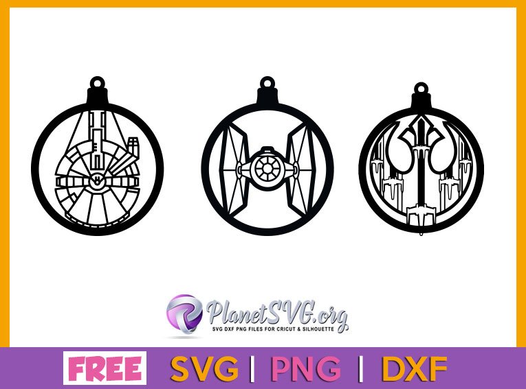 Star Wars Ships Christmas Ornaments